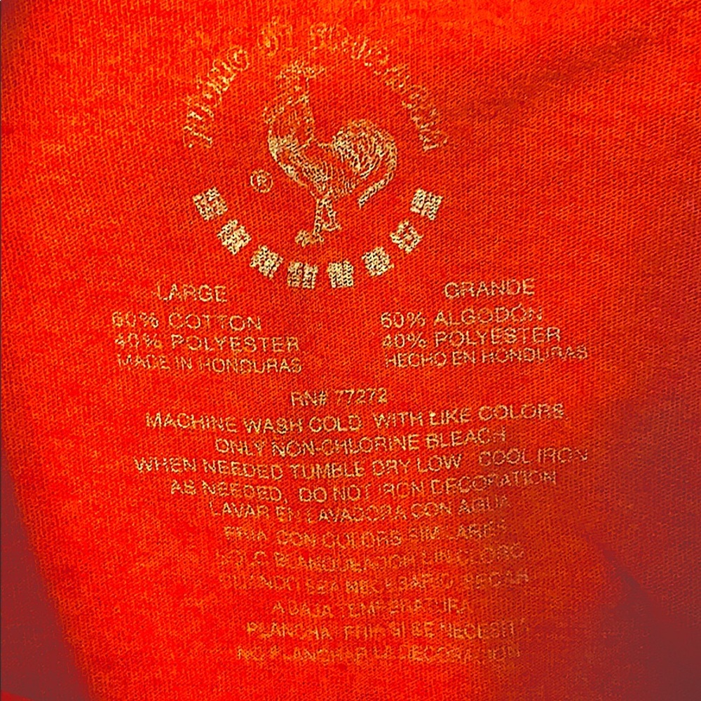 Sriracha Branded Novelty Tee Shirt - Light Red - Picture 2 of 2